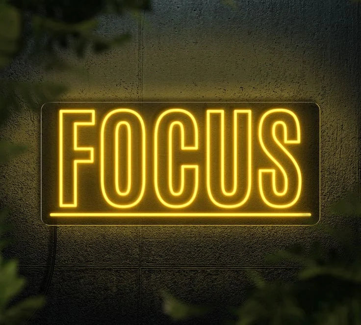 Focus LED Neon Sign