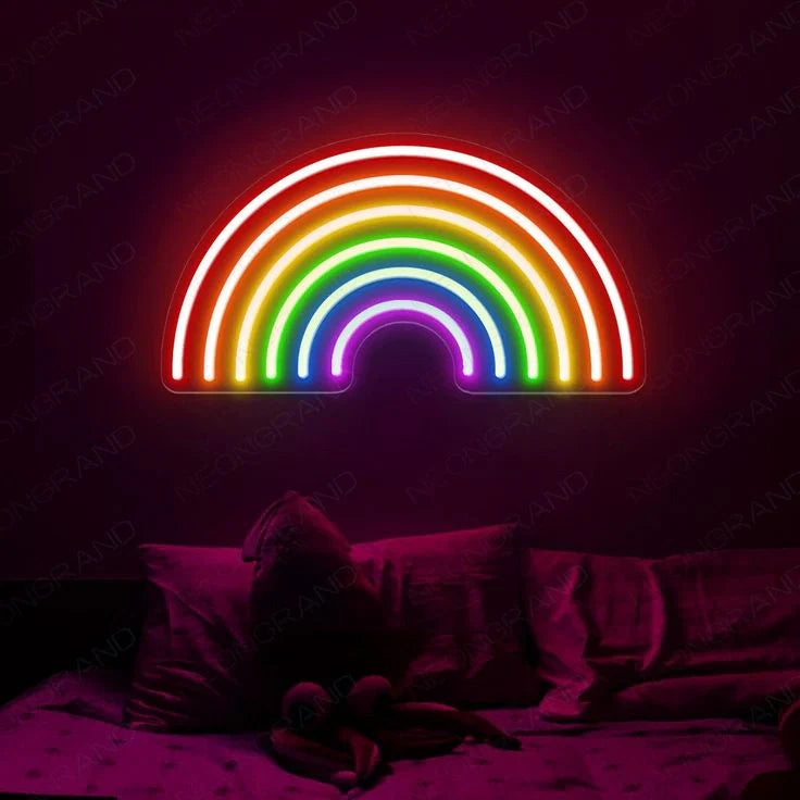 Rainbow Neon Sign