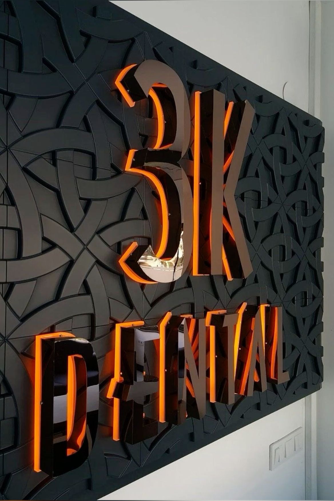 3K Dental 3D Letters