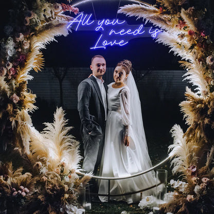 Custom All You Need Is Love Led Neon Sign Light for wedding