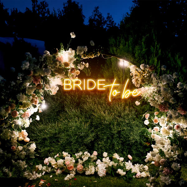 Custom Led Bride To Be Neon Sign For Wedding