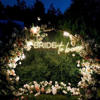 Custom Led Bride To Be Neon Sign For Wedding