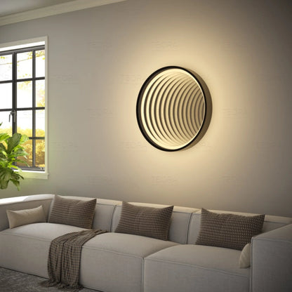 Infinity Mirror Circle Tunnel Wall Décor