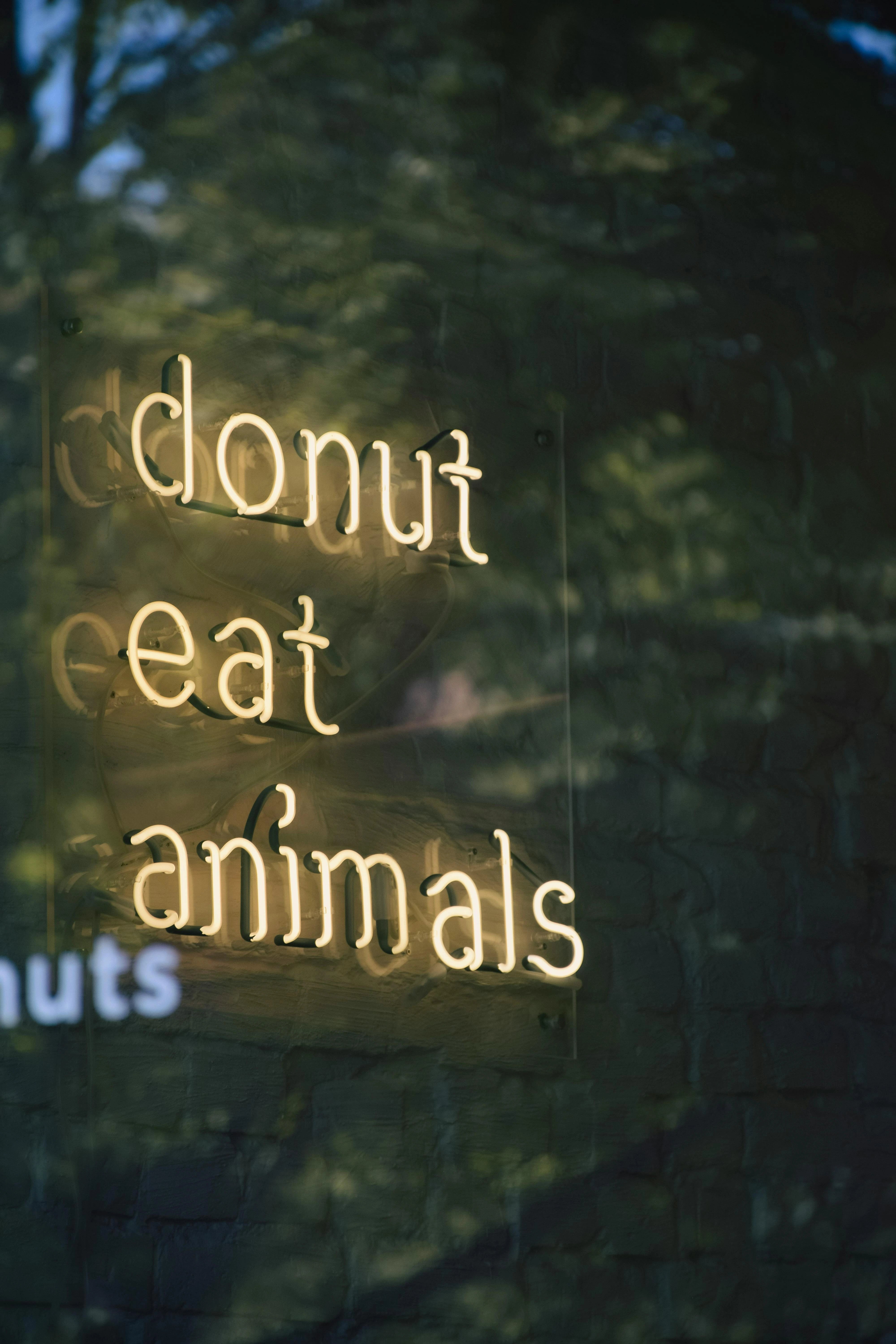 Donut Glass Neon Sign