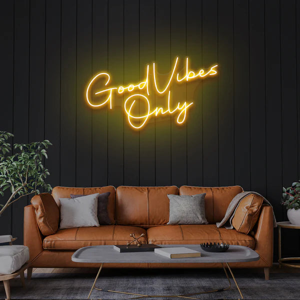 Good Vibes Only LED Neon Sign Light