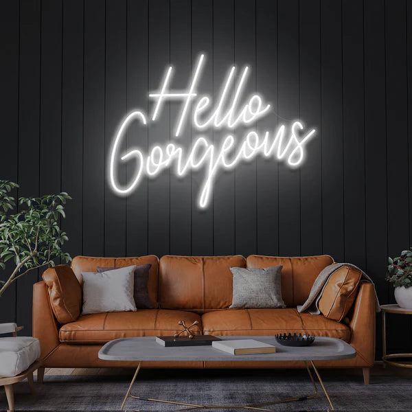 Hello Gorgeous Led Neon Sign Light