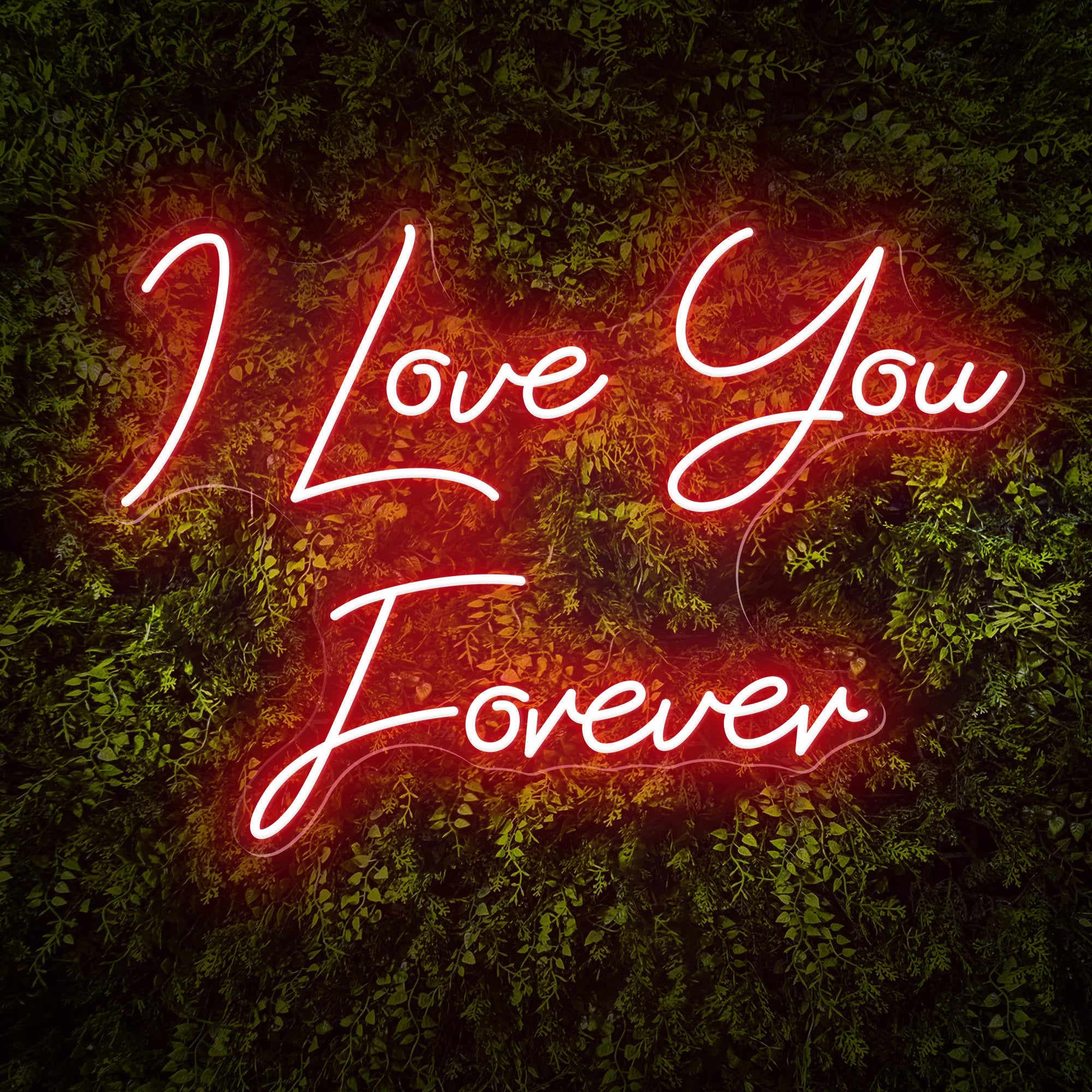 I Love You Forever Neon Sign - Rainbow Neons