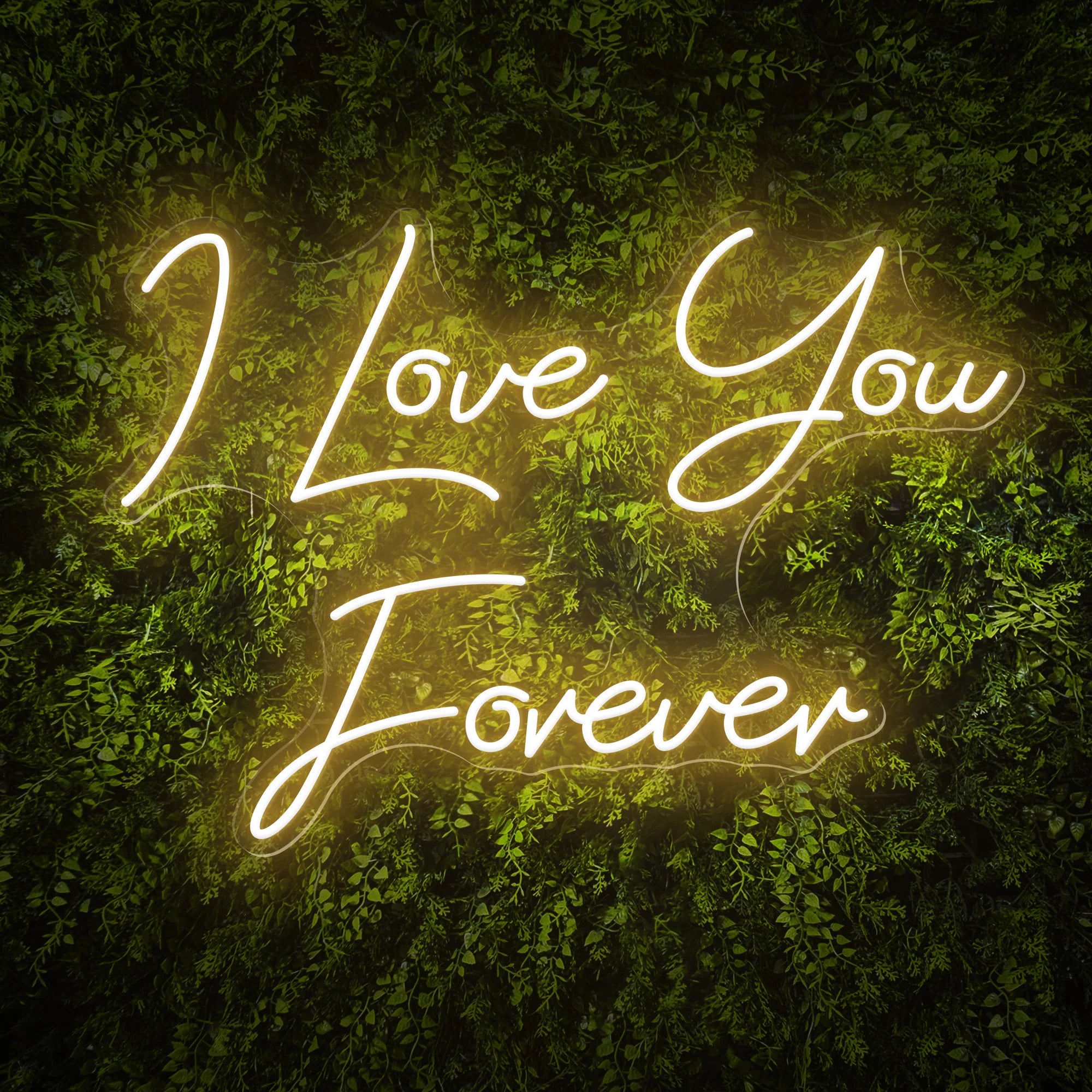 I Love You Forever Neon Sign - Rainbow Neons
