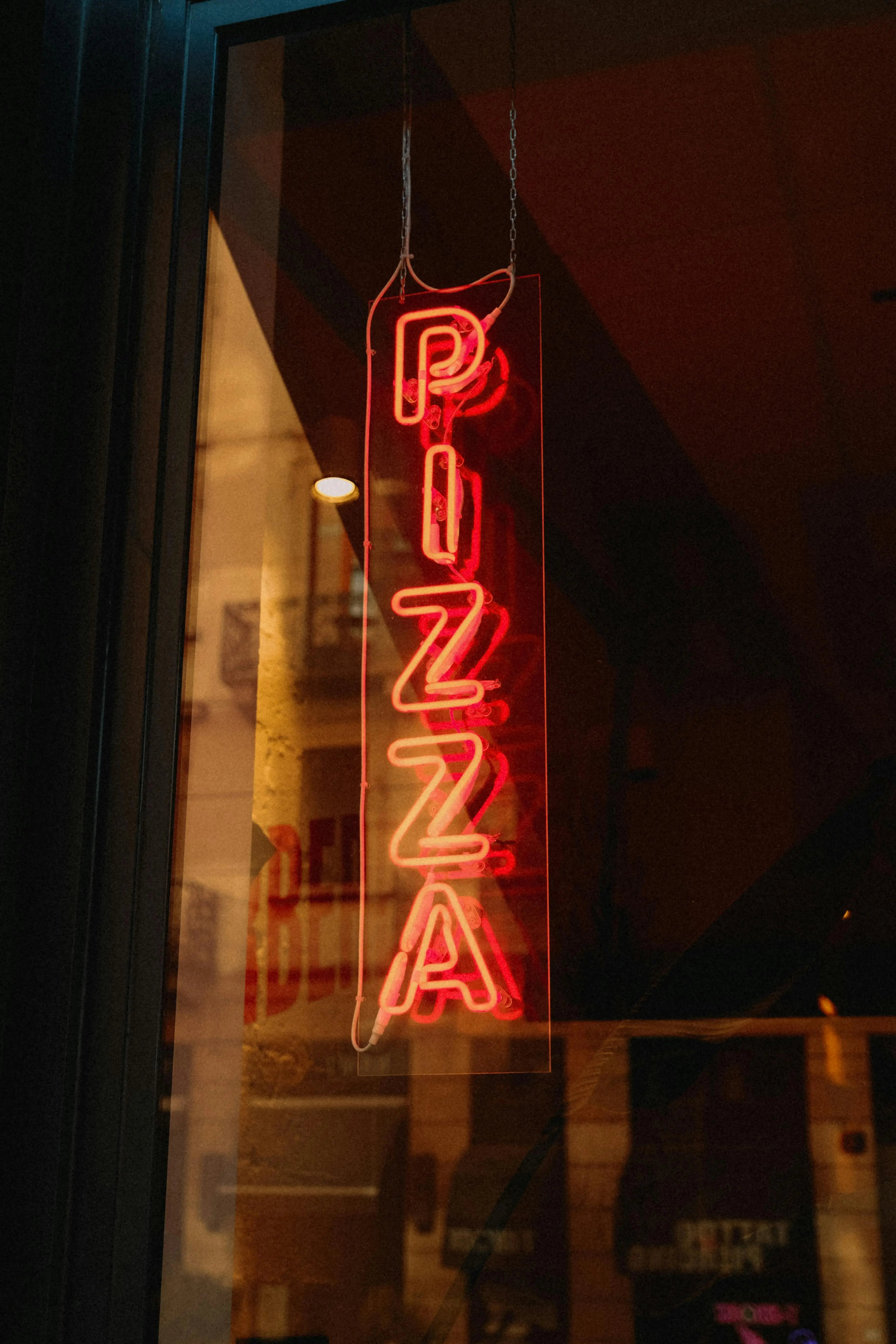 Pizza Glass Neon Sign