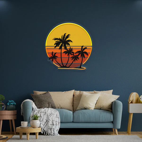 Retro Vintage Sunset Bundle Led Neon Sign Light - Rainbow Neons