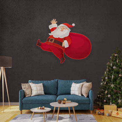 Santa is comin Led Neon Sign Light