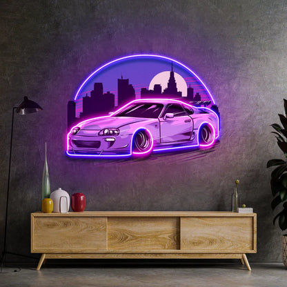 Supra MK4 Midnight LED Neon Sign