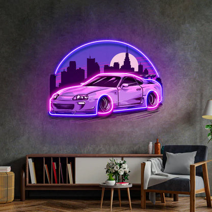 Supra MK4 Midnight LED Neon Sign