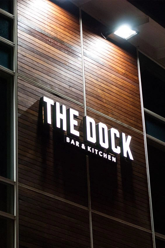 The Dock 3D Letters