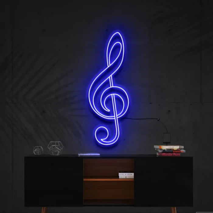 Treble Clef LED Neon Sign