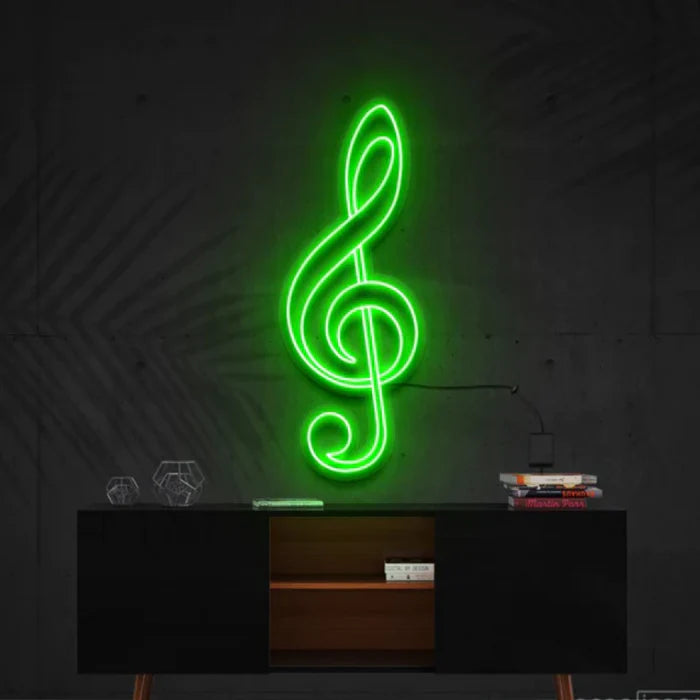 Treble Clef LED Neon Sign