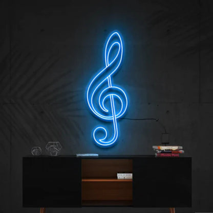 Treble Clef LED Neon Sign