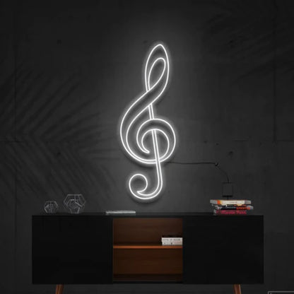 Treble Clef LED Neon Sign