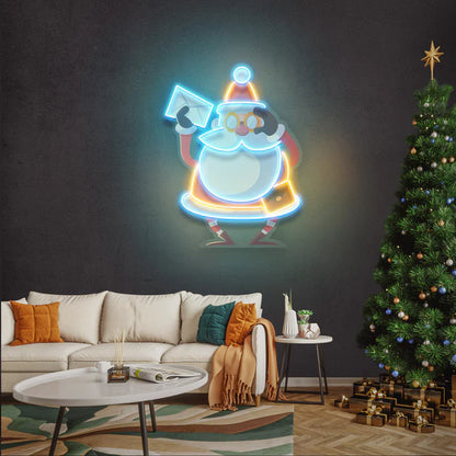 Who is next-Santa Art Work Led Neon Sign Light