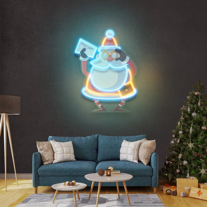 Who is next-Santa Art Work Led Neon Sign Light