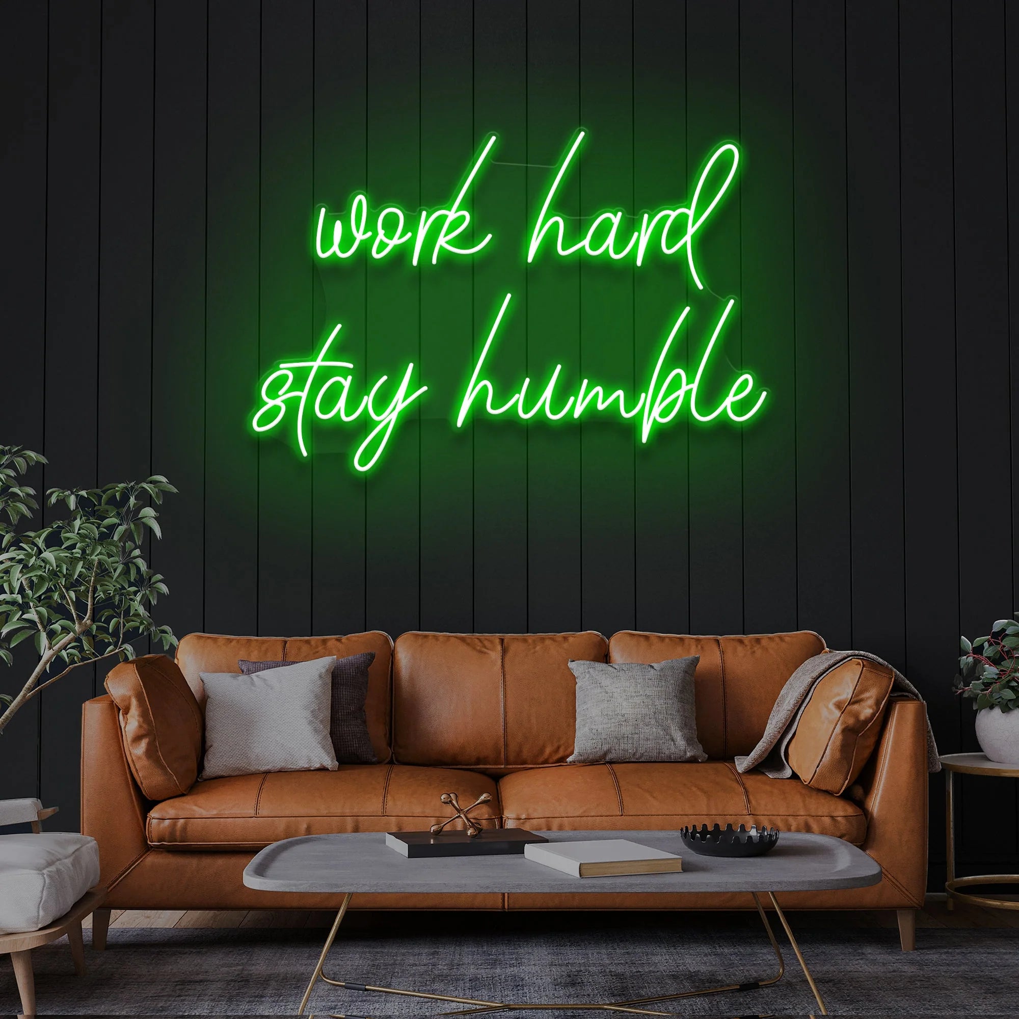 Work Hard Stay Humble LED Neon Sign Light