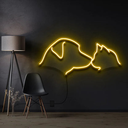 Dog & Cat LED Neon Sign