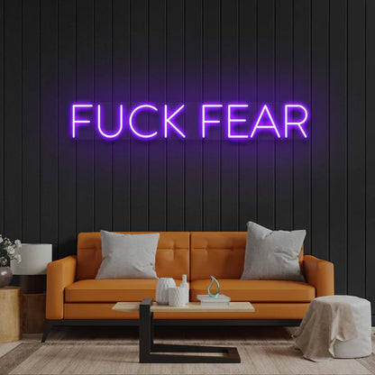 Fuck Fear Led Neon Sign Light