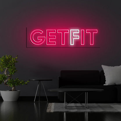 Get Fit LED Neon Sign