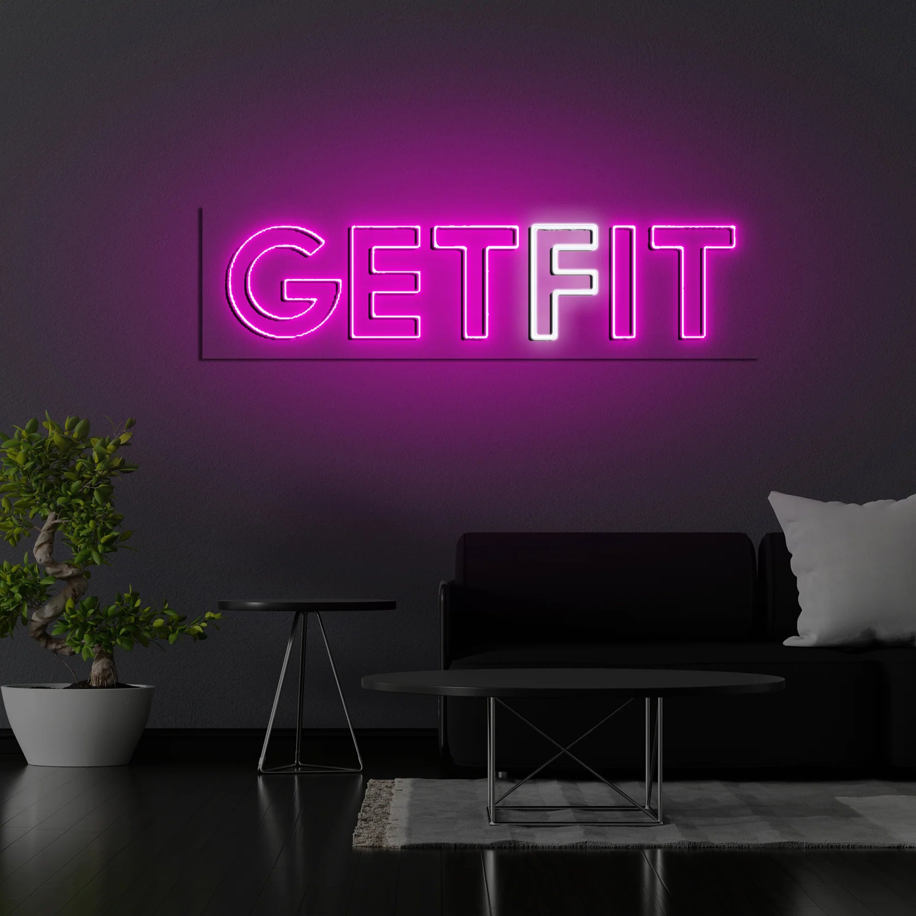 Get Fit LED Neon Sign