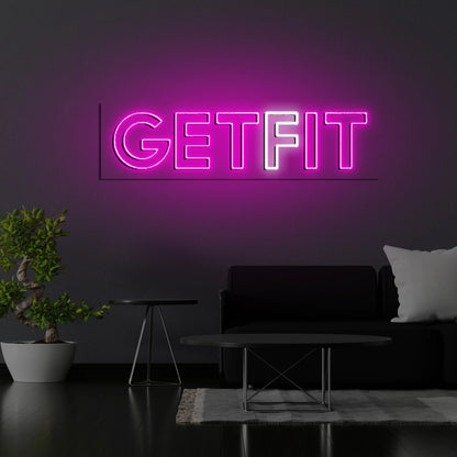 Get Fit LED Neon Sign