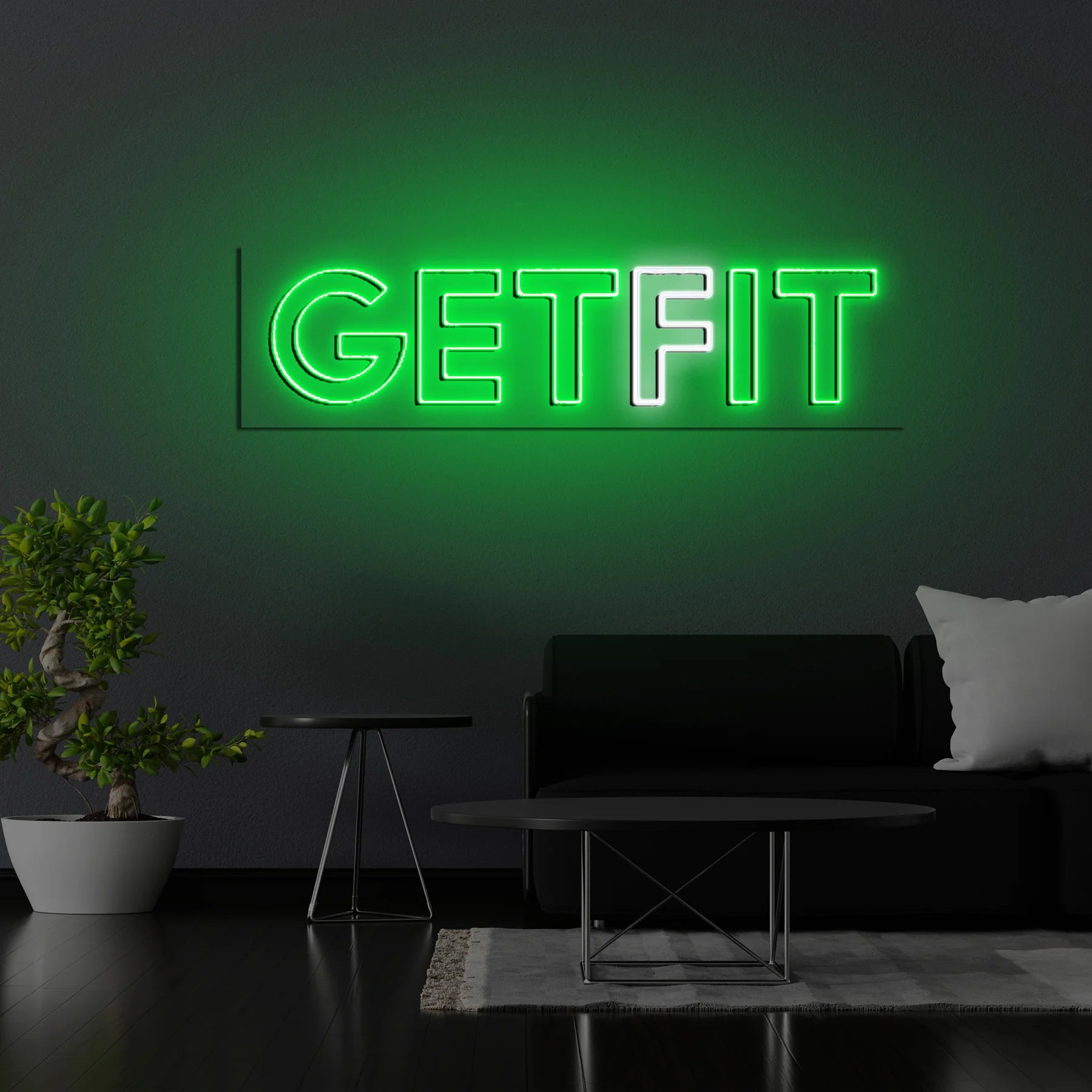 Get Fit LED Neon Sign