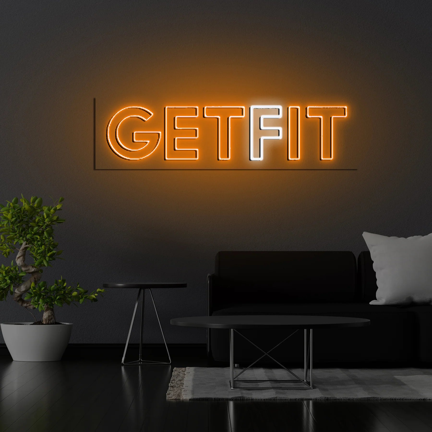 Get Fit LED Neon Sign