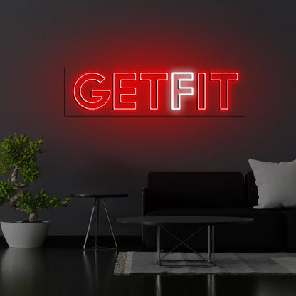 Get Fit LED Neon Sign