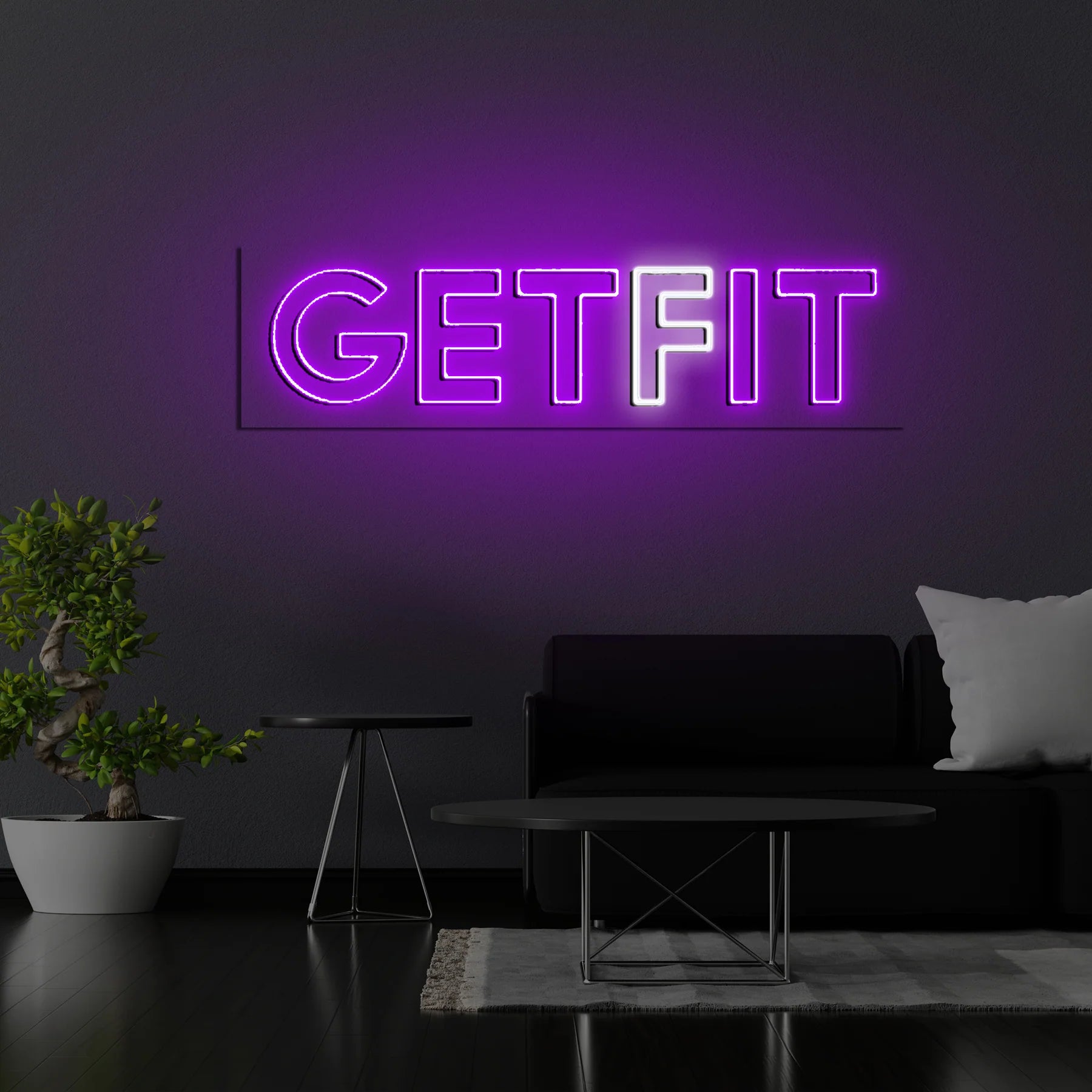 Get Fit LED Neon Sign