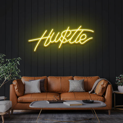 Hustle LED Neon Sign