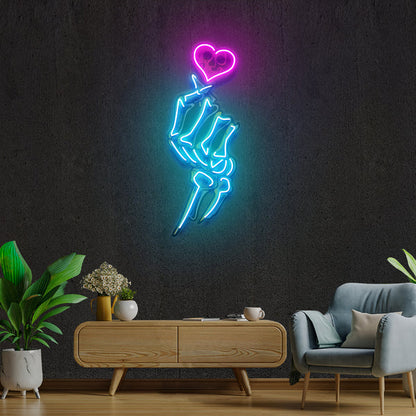 Love Handsign Led Neon Sign Light