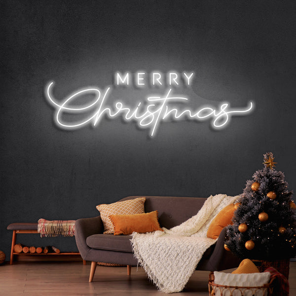 Merry Christmas LED Neon Sign Light