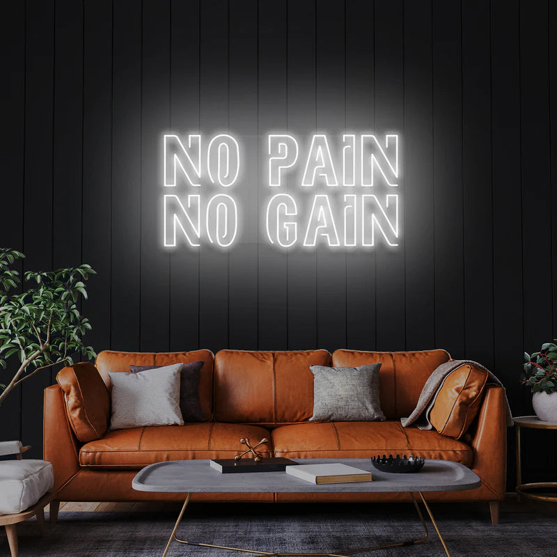 No Pain No Gain LED Neon Sign