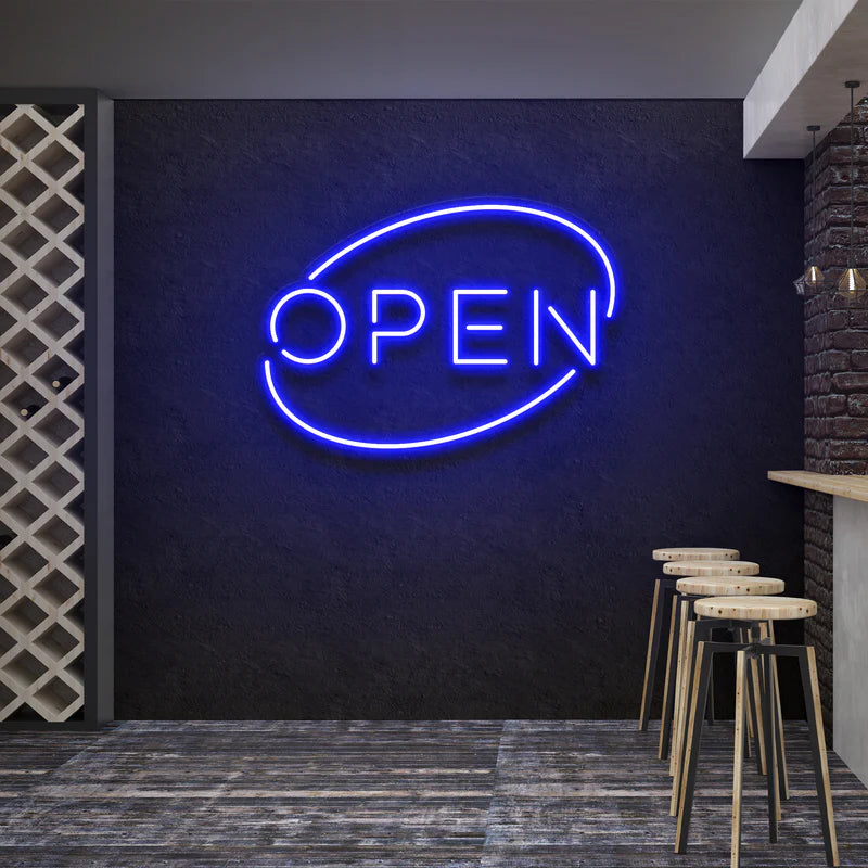 Open  Led Neon Sign Light