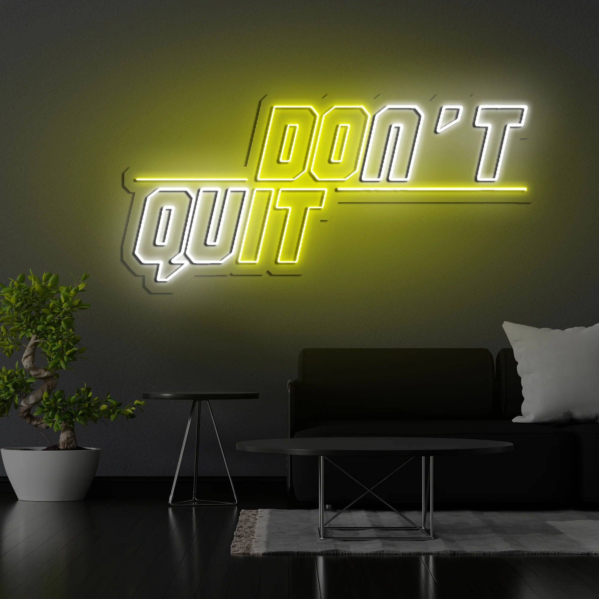 Don't Quit LED Neon Sign