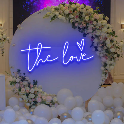 The Love Led Neon Sign Light for Wedding