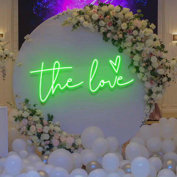 The Love Led Neon Sign Light for Wedding