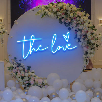 The Love Led Neon Sign Light for Wedding