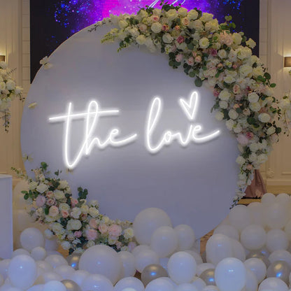 The Love Led Neon Sign Light for Wedding