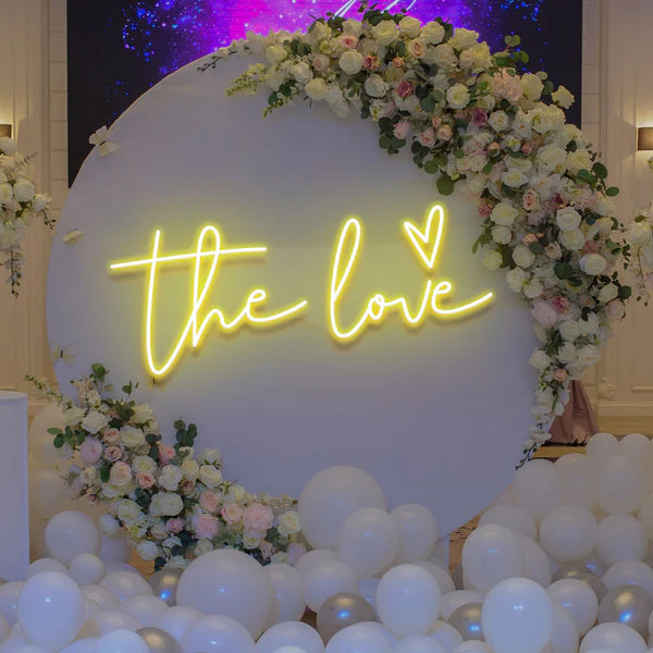 The Love Led Neon Sign Light for Wedding